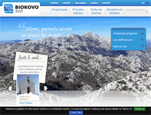 Tablet Screenshot of biokovo.com